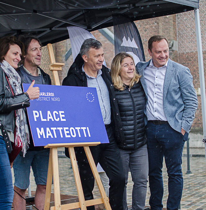 Plan Places : La Place Matteoti à Jumet fraîchement inaugurée !